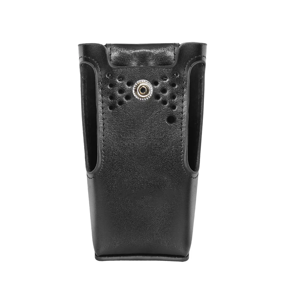 Walkie Talkie Hard Leather Carry Case for Motorola HT750 HT1250 GP328 GP329 GP338 GP339 GP340 GP360 GP380 Portable Radio