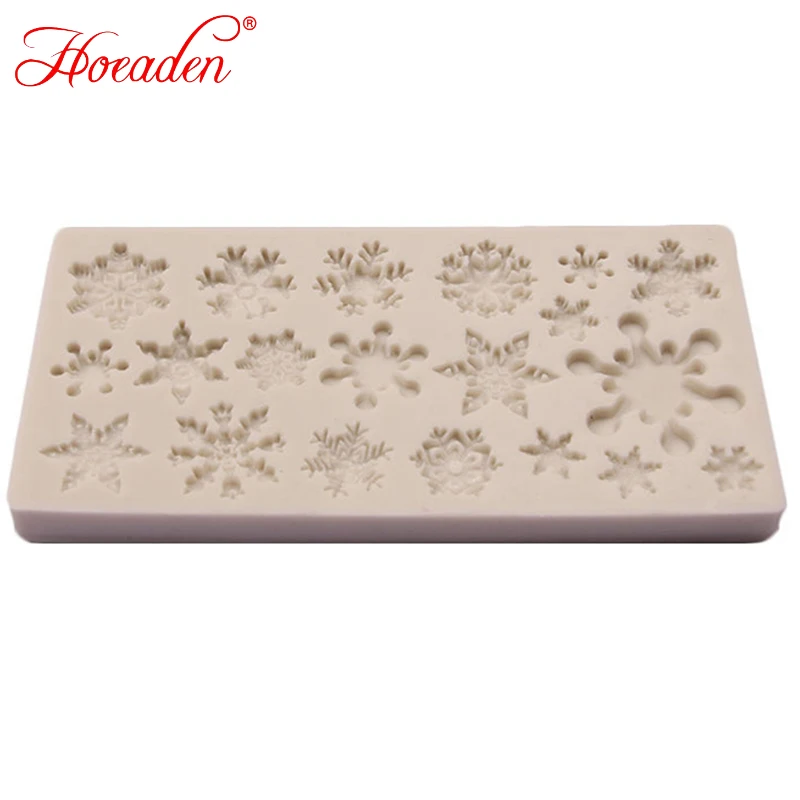 

Baking Dry Decoration Baking Mold Christmas Series Snowflake Fondant Cake MoldAA