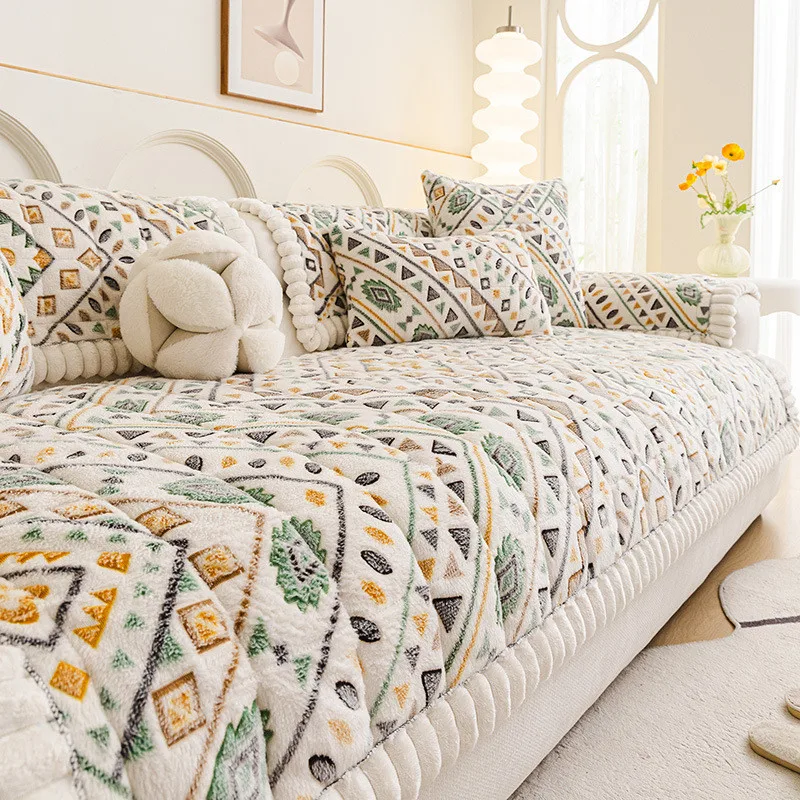 

Чехол для дивана, полиэстер, геометрический узор