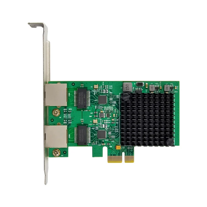 PCI-E X1 2 5G Гигабитная серверная сетевая карта RTL8125B Двухпортовая Ethernet Сетевая