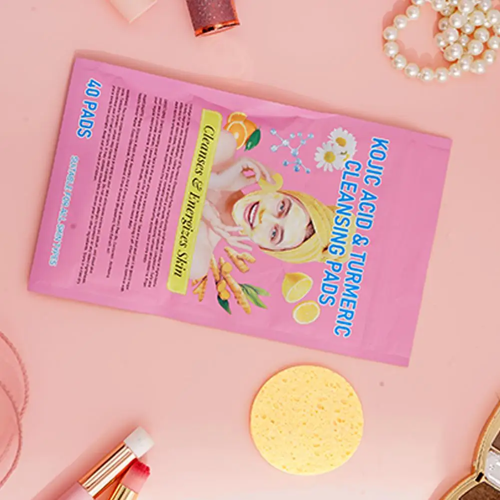 Подушечка для очищения куркумы нежный уход за кожей ежедневная очистка