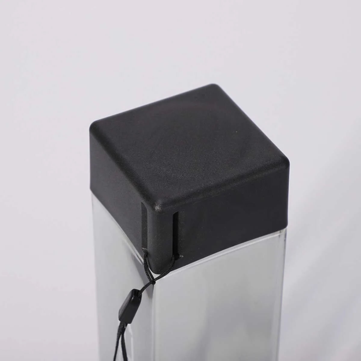 1 Шт. Портативная Креативная Пластиковая Бутылка Для Воды Квадратная