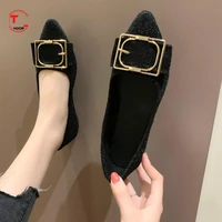 big size women flats candy color shoes woman loafers summer fashion shallow sweet flat casual shoes women plus