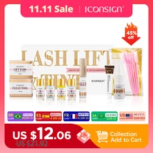 ICONSIGN Lash Lift and Tint Kit Professional Eyelash Lifting Calia Perming Lashes Tint Brow Dye Eyes Makeup Tools Dropshipping