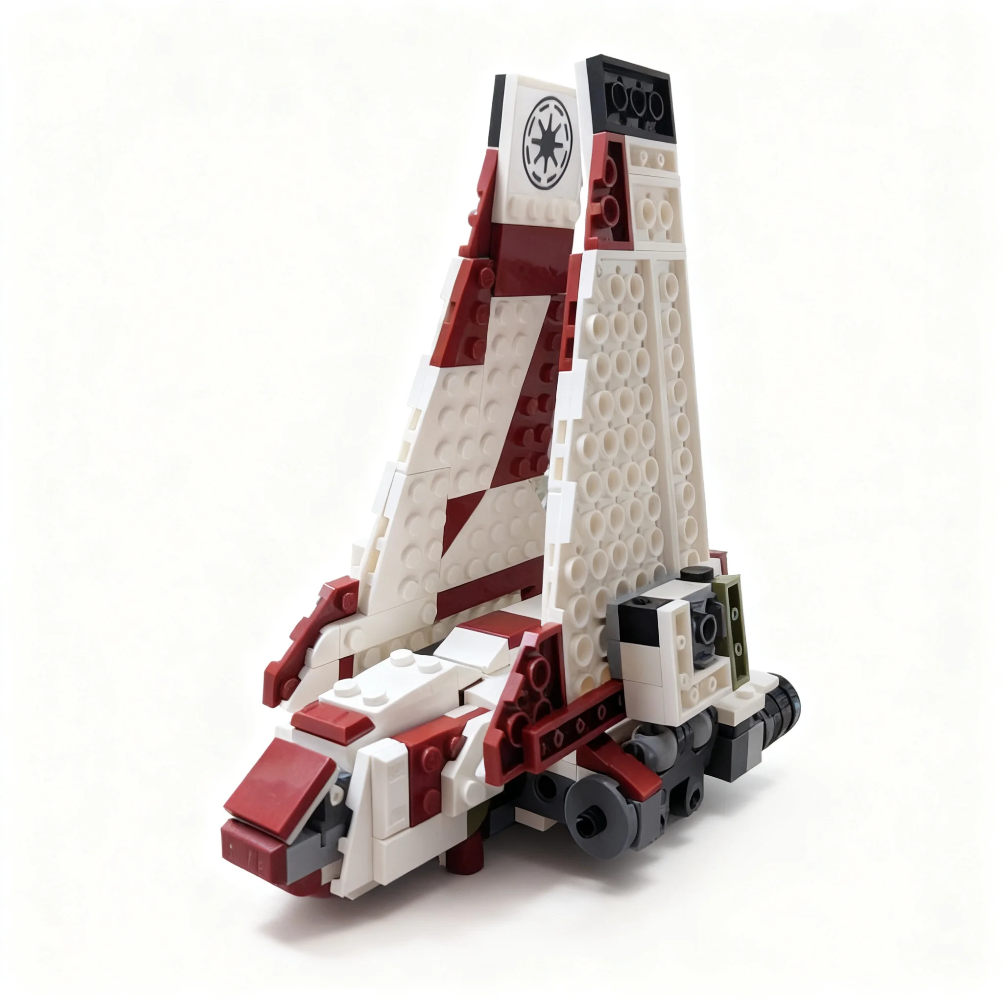 Фото 235 деталей MOC: Конструктор «Космический шаттл класса Nu Attack» (модель Alt Star Battle) — развивающая игрушка для детей, рождественский подарок №2