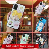 Shockproof foothold Phone Case For UMIDIGI Bison X10 Pro Anti-knock glisten Durable Back Cover