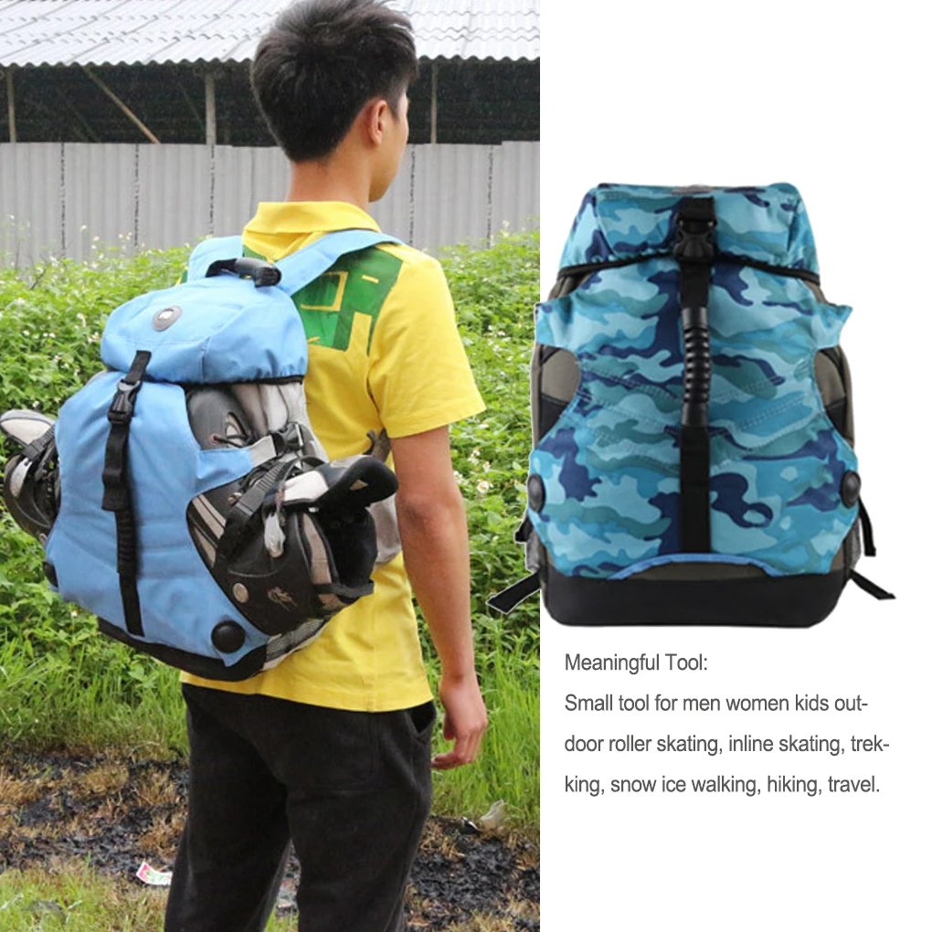 Skating Storage Bag Professional Large Carrier Knapsack Sports Covers Backpack Unisex Ski Boots Pouch School Accessories