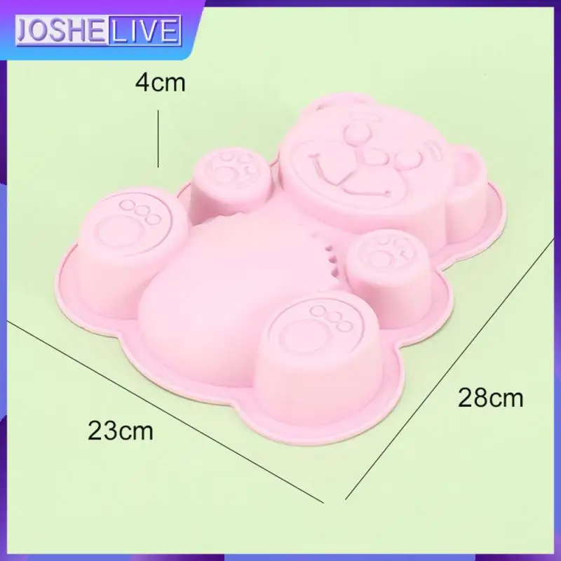 

Bear Mold Big Bear Silicone Mold Cake Mould Diy Baking Tray Baking Mold Kitchen Baking