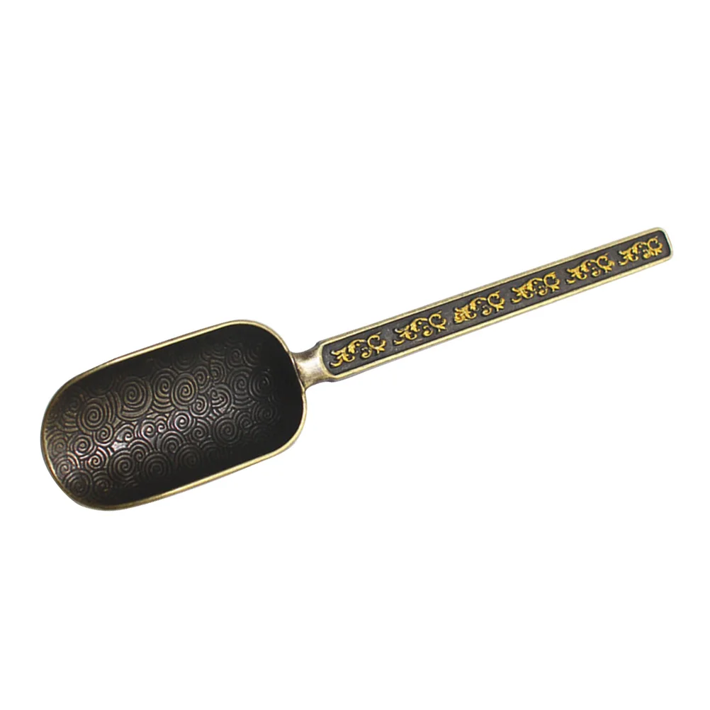 

Tea Scoop Spoon Scoops Spoons Coffee Measuring Metal Salt Washing Leaf Bean Candy Condiment Sugar Ice Measure Loose Copper