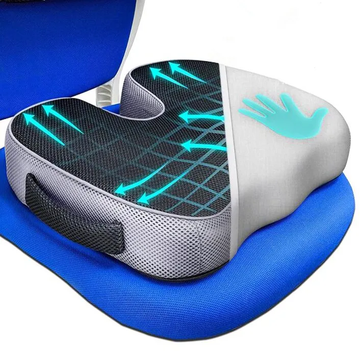 

Ортопедическая подушка для сиденья из memory foam