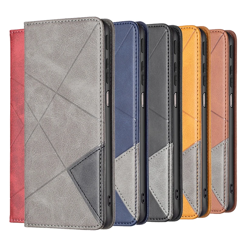 

On For Redmi 9A 9AT 9C NFC 9i Case Magnetic Wallet Leather Flip Phone Cover Xiaomi 9T Redmi9 Note 9S 9Pro 9 Pro Max Stand Case