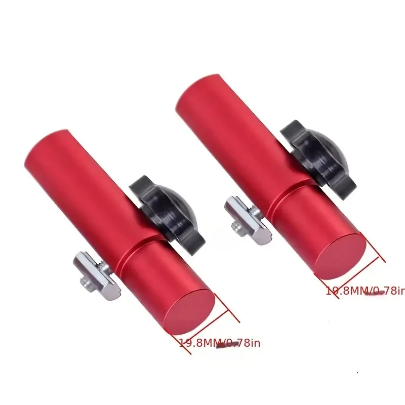 

2 шт., красный, алюминиевый, Т-образный зажим