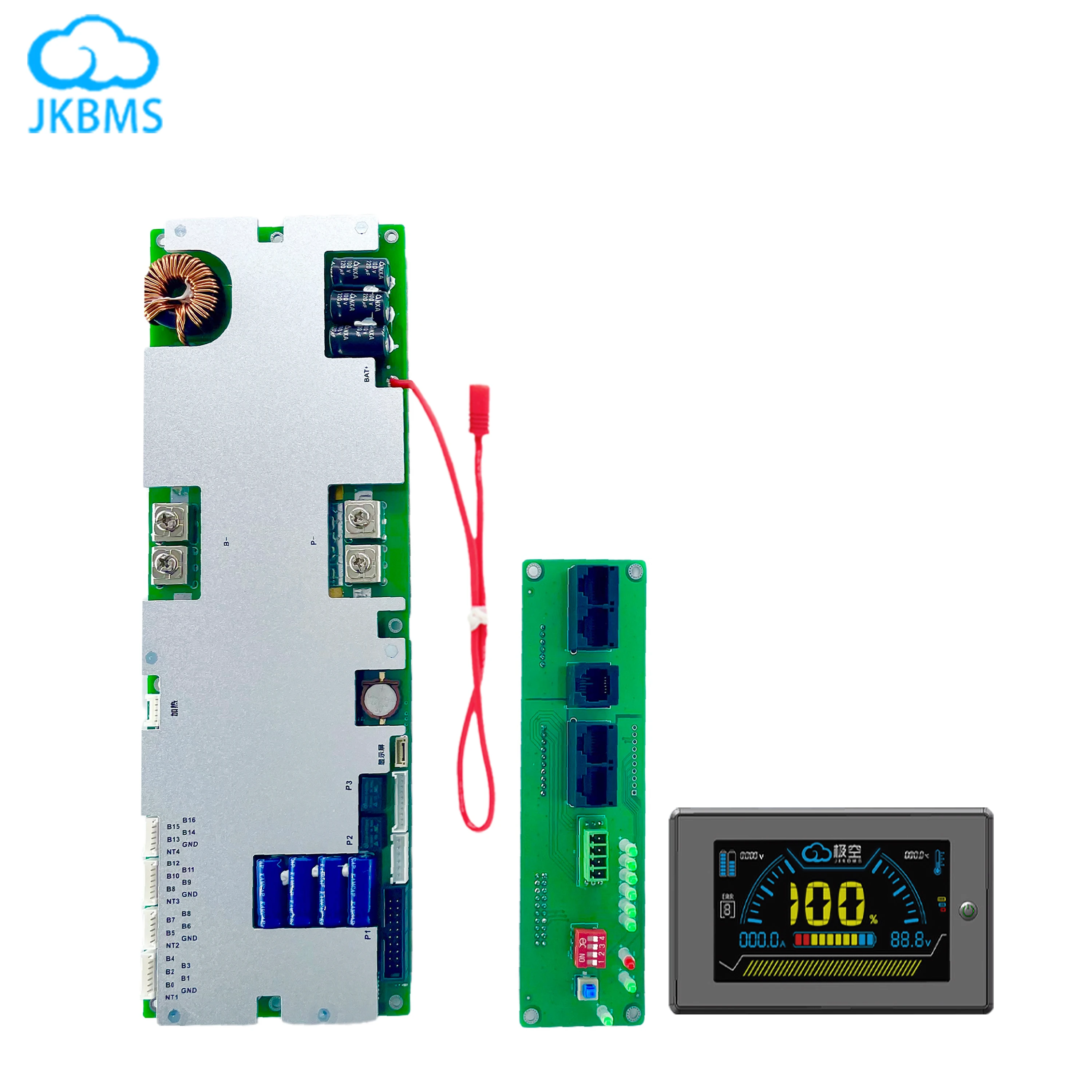 JKBMS инвертор BMS 8S 16S 24V 48V 100A 150A 200A 8S-16S семейное хранилище энергии Lifepo4/li-ion/LTO для Growatt Deye и т. д. инвертор