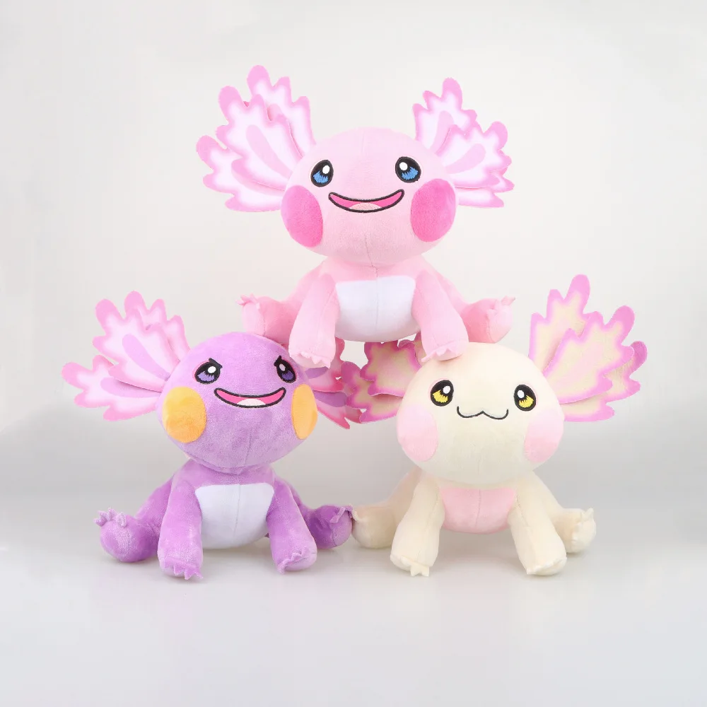 

Плюшевая игрушка Kawaii Axolotl, мультяшное милое животное, мягкая плюшевая кукла, шестигранная Фигурка динозавра для детей на день рождения, Рождество, Хэллоуин