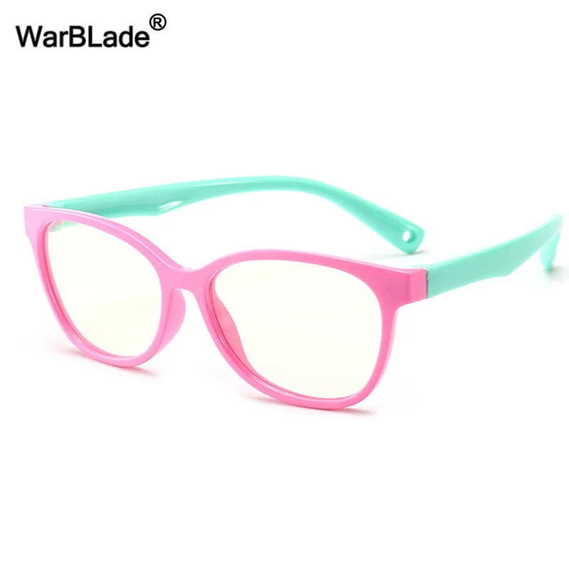 Очки Warblade квадратные голубые с защитой от света очки для мальчиков и девочек
