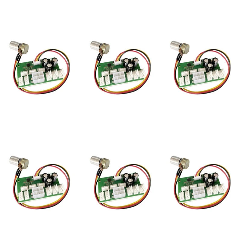 

6X чехол для компьютера, контроллер скорости вентилятора, 8-канальный вентилятор-концентратор PWM, мощный вентилятор-контроллер, регулятор ск...