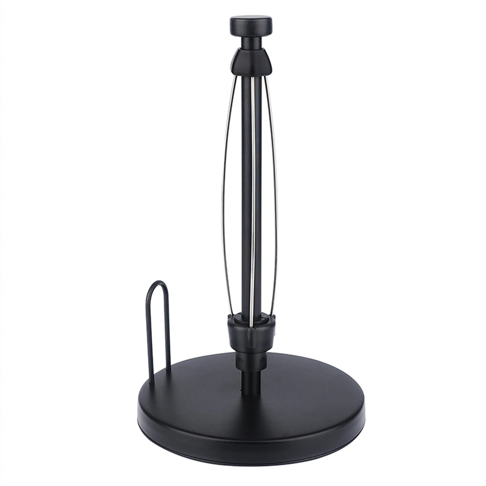 

Easy Tear For Countertop Paper Towel Holder Black Roll Weighted Base Damping Effect Kitchen Ratchet Mechanism One Handed Stable