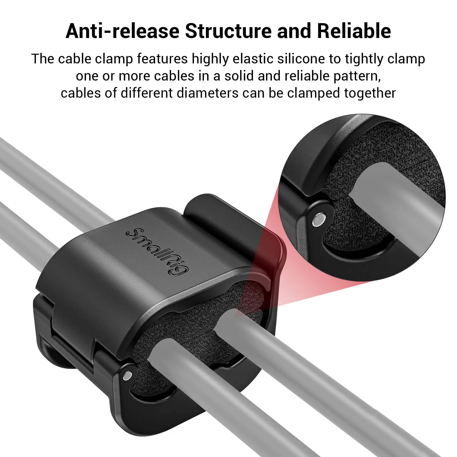 SmallRig кабельный зажим (4 шт.) для HDMI/SDI/микрофонного кабеля DSLR камеры крепление