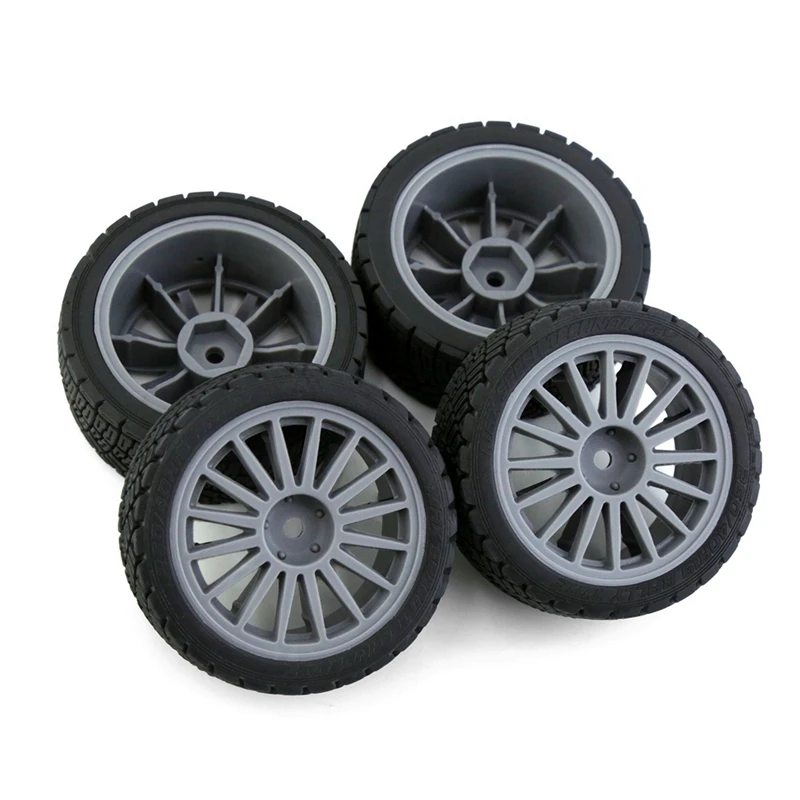 4 шт. 67 мм резиновая шина для Tamiya XV01 XV02 TT01 TT02 PTG-2 1/10 детали обновления