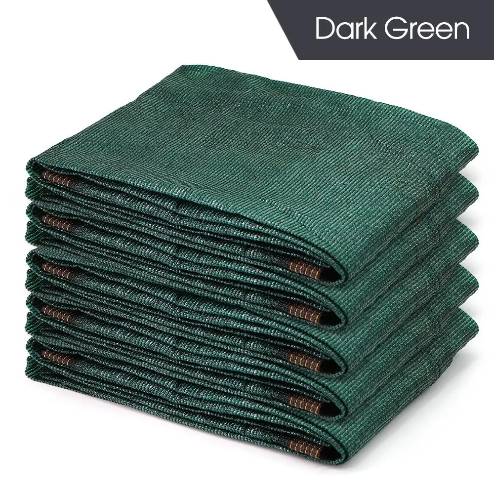 

Темно-зелёная теневая сетка из ПЭВП 95% затенения