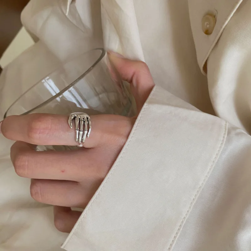 Кольцо женское регулируемое в готическом стиле винтажное Ювелирное Украшение