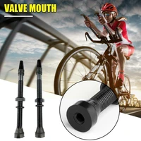 1 pair deemount mountain bicycle vacuum air 4060mm cycling tubeless bike aluminum tire cap parts alloy core no x9x8