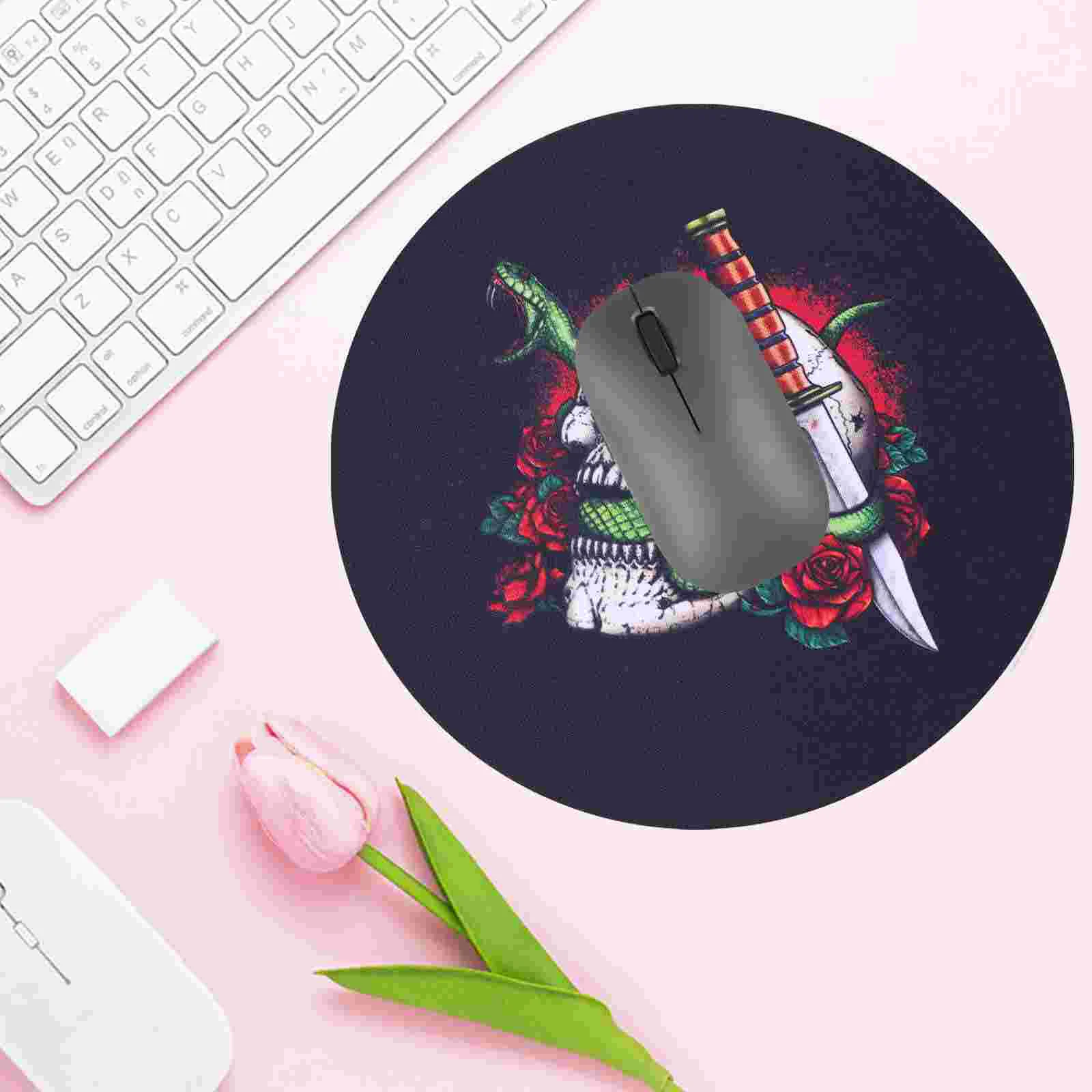

2pcs Ergonomic Pads Mats Round Pads Office Desk Pads