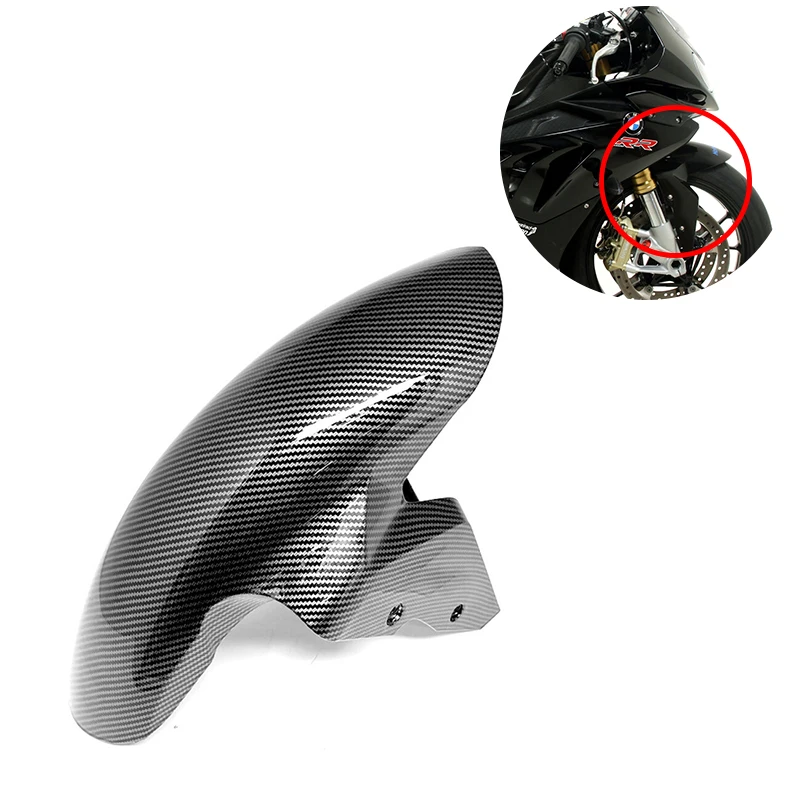 

Hydro Dipped Carbon Fiber Finish Front Tire Fender For BMW S1000RR 2009-2018 S1000R 2014-2021 S1000XR 2014-2018