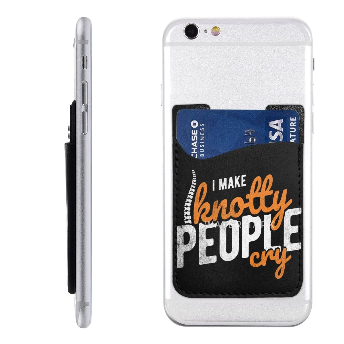 

Забавная забавная карточка Chiropractor, легко носить с собой, прилипающая к телефону унисекс