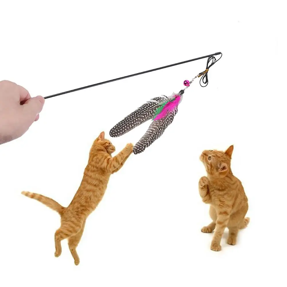 

Игрушка-Ловец для домашних животных, кошка, искусственная пластиковая игрушка, индейка, перо, искусственная красочная игрушка для кошек, ми...
