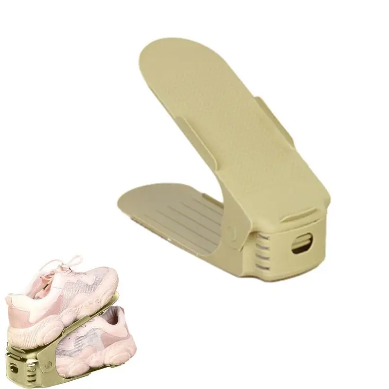 

Shoe Slots Organizer Double Deck Stackable Shoe Rack Shoe Rack Holder 3-Level For Closet Organization