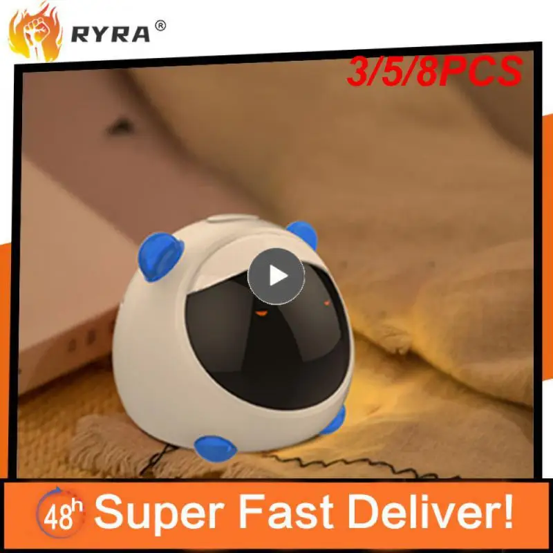 

3/5/8 шт., светодиодные зеркальные настольные часы, 5 в 1 А