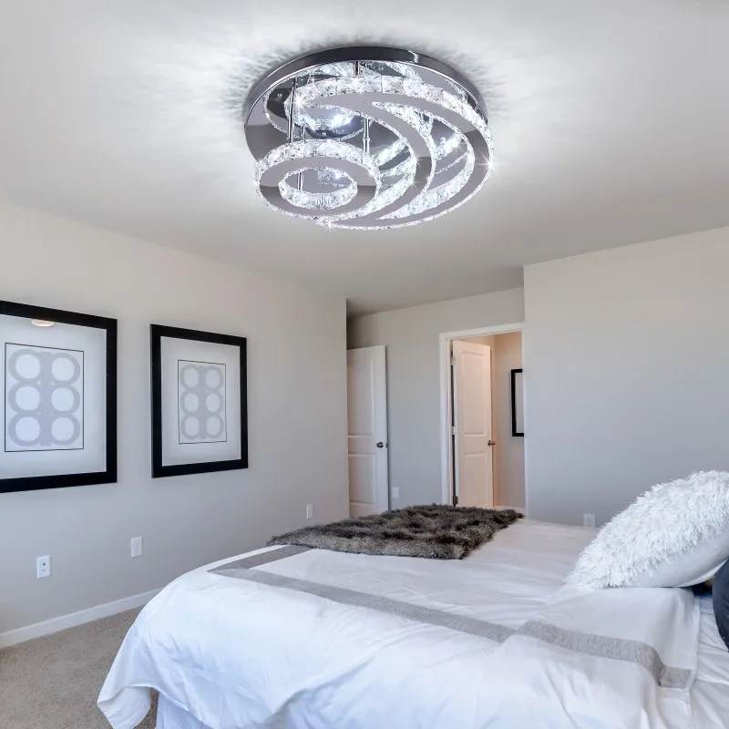 Новинка Искусственная Луна хрустальные светильники для потолка украшение дома