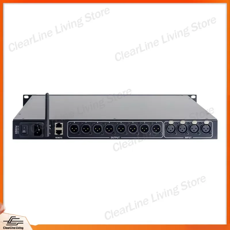 Фото Процессор цифровой обработки сигналов LA448 Professional DSP 4 входа 8 выходов с FIR-фильтром, эквалайзером и усилителем для автомобильной аудиосистемы №4