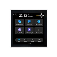 t6e 4inch tuya smart central control panel smart home zigbee gateway system multi function wall panel smart switch