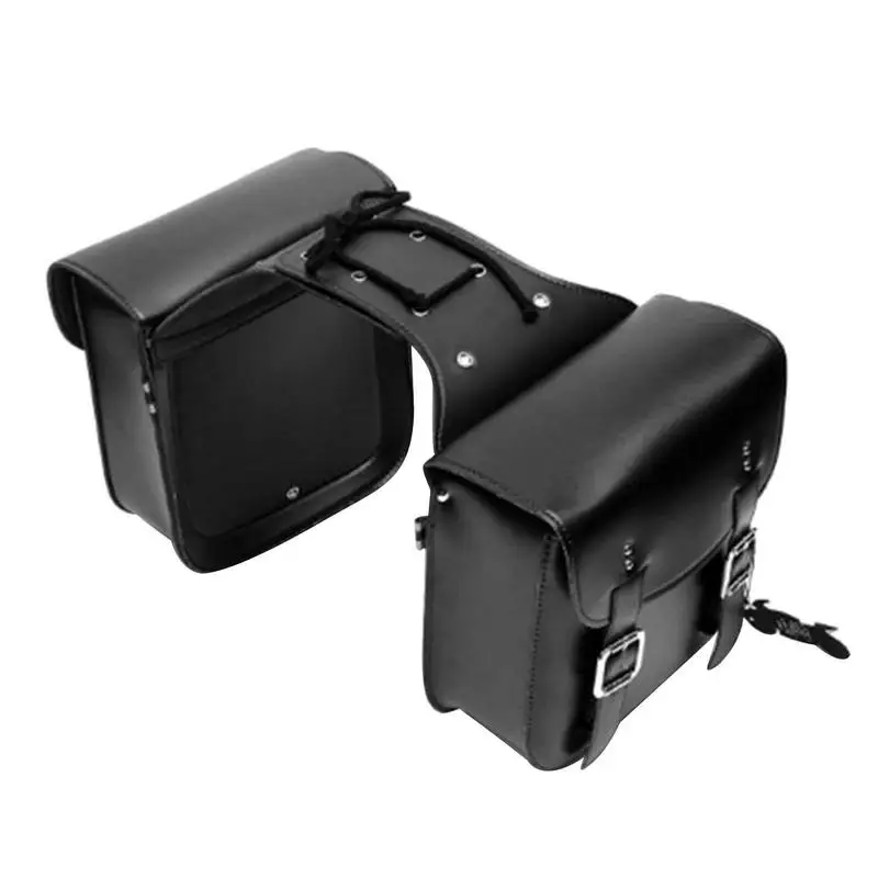 

For Motorcycle Saddle Bag Large Capacity Modified Motorbike Side Tool Bags Faux Leather Storage Pouch Luggage Saddlebag