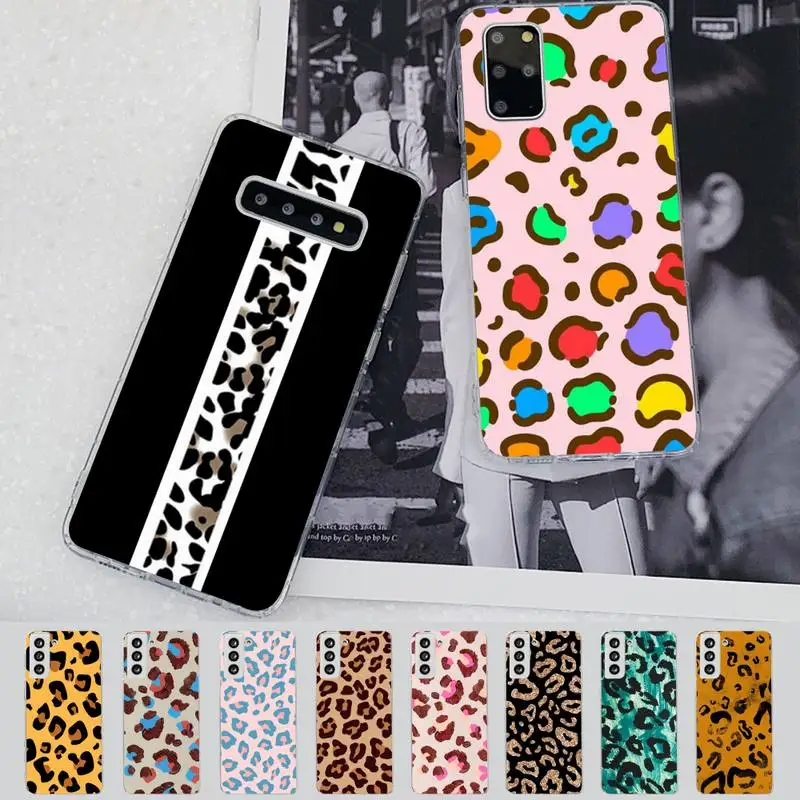 

MaiYaCa Leopard Print Phone Case for Samsung S21 A10 for Redmi Note 7 9 for Huawei P30Pro Honor 8X 10i cover