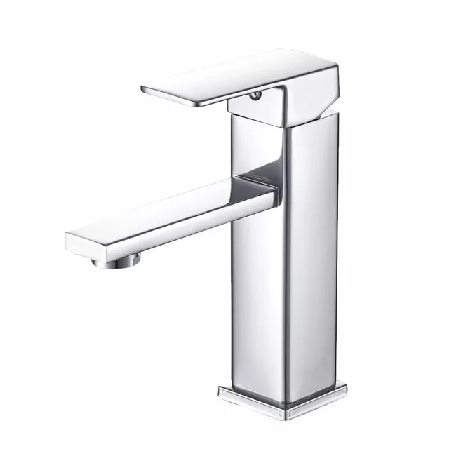 

Basin Sink Bathroom Faucet Deck Mounted Hot Cold Water Basin Mixer Taps Matte Black Lavatory Sink Tap Crane
