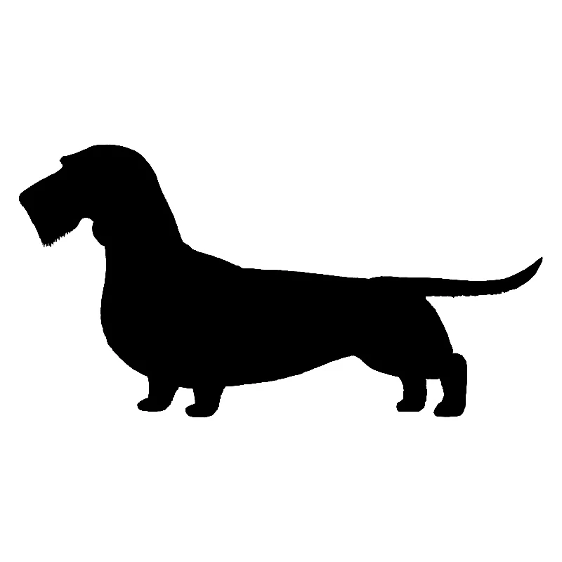 

Креативные наклейки с изображением таксы, солнцезащитного кондиционера, багажника, 15 см