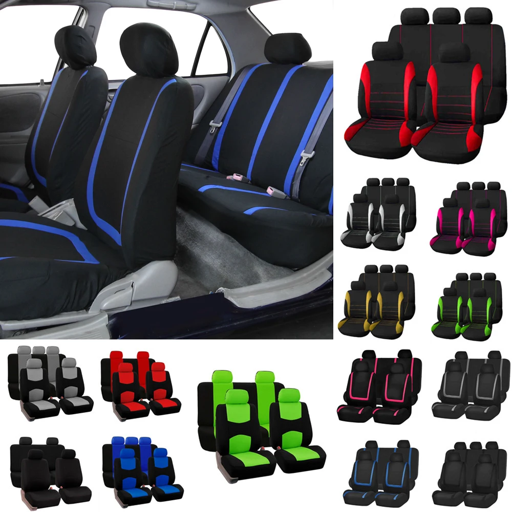 

2/5Seats Polyester Car Seat Cover For AUDI A4L A6L A5 A3 A2 A1 A7 A8 Q2 Q3 Q5 Q7 R8 S1 S3 S4 S5 S6 S7 SQ5 RS3 RS4 RS5 RS6 TT TTS