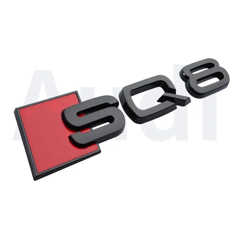 3D ABS клейкая черная наклейка с цифрами для багажника автомобиля Audi SQ3 SQ5 SQ7 RSQ3 RSQ7