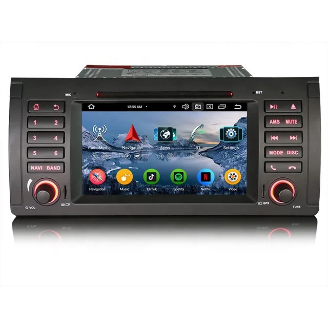 Erisin ES6753B Android 13 0 Автомобильная Мультимедийная система стерео беспроводная CarPlay