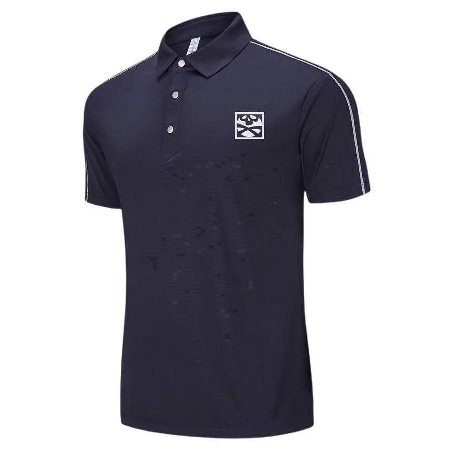 

2023 New Golf Short-sleeved Men's Summer Quick-drying Breathable Stretch Suit