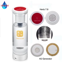 molecular resonance mretoh 7 8hertz spe electrolysis portable hydrogen generator h2 water bottle rechargeable improve sleep