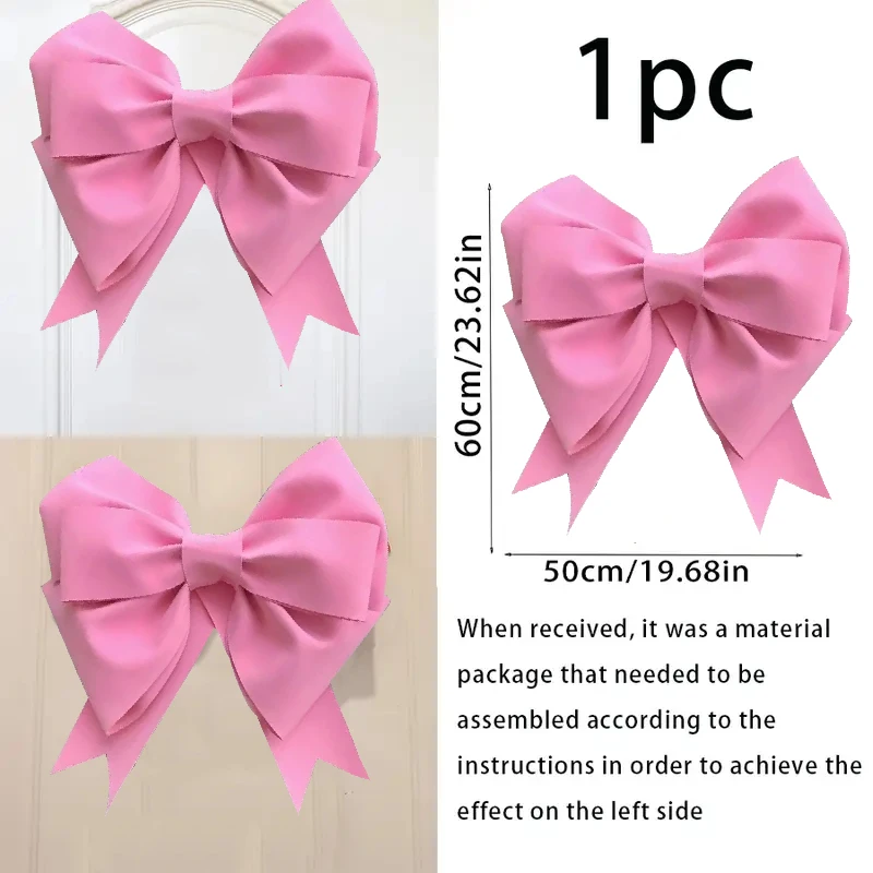 

Большой бант из пенобумаги для декора