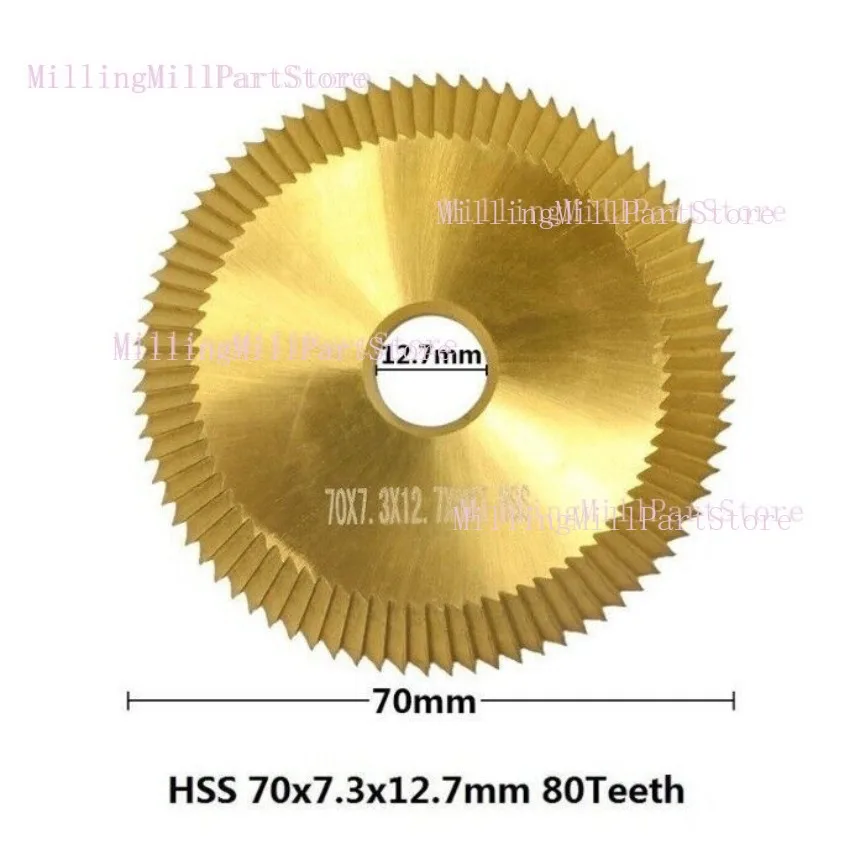 1 шт., двухсторонняя пила для ключей из быстрорежущей стали, фреза для копирования ключей, дубликат машины 60/70 мм, 60 80, 100 зубьев