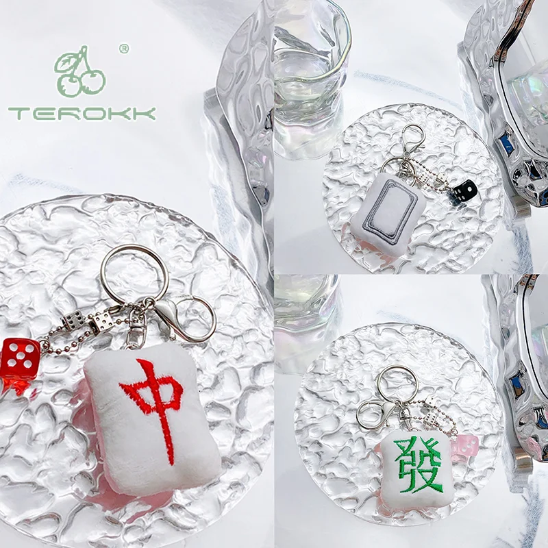 Креативный плюшевый брелок с орнаментом подвеска в национальном стиле украшение