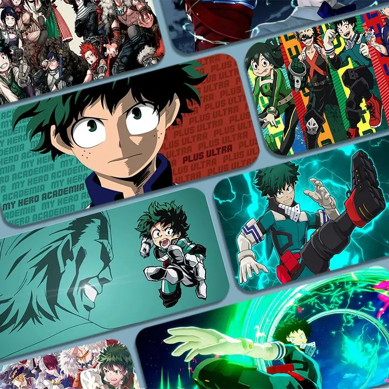 

Anime My Hero Rubber XXL Desktop Desk Mat Kawaii Gaming Accessories Students Writing Pad Office Desk Accessories