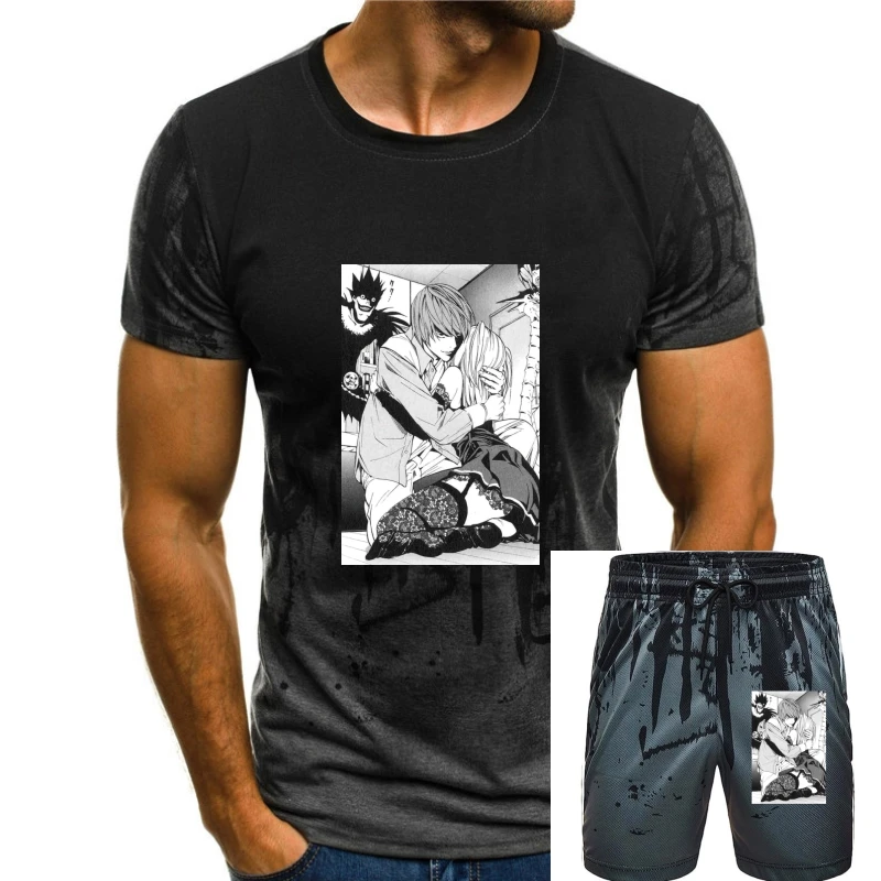 

Модная футболка унисекс, с рисунком из мультфильма «Death Note»