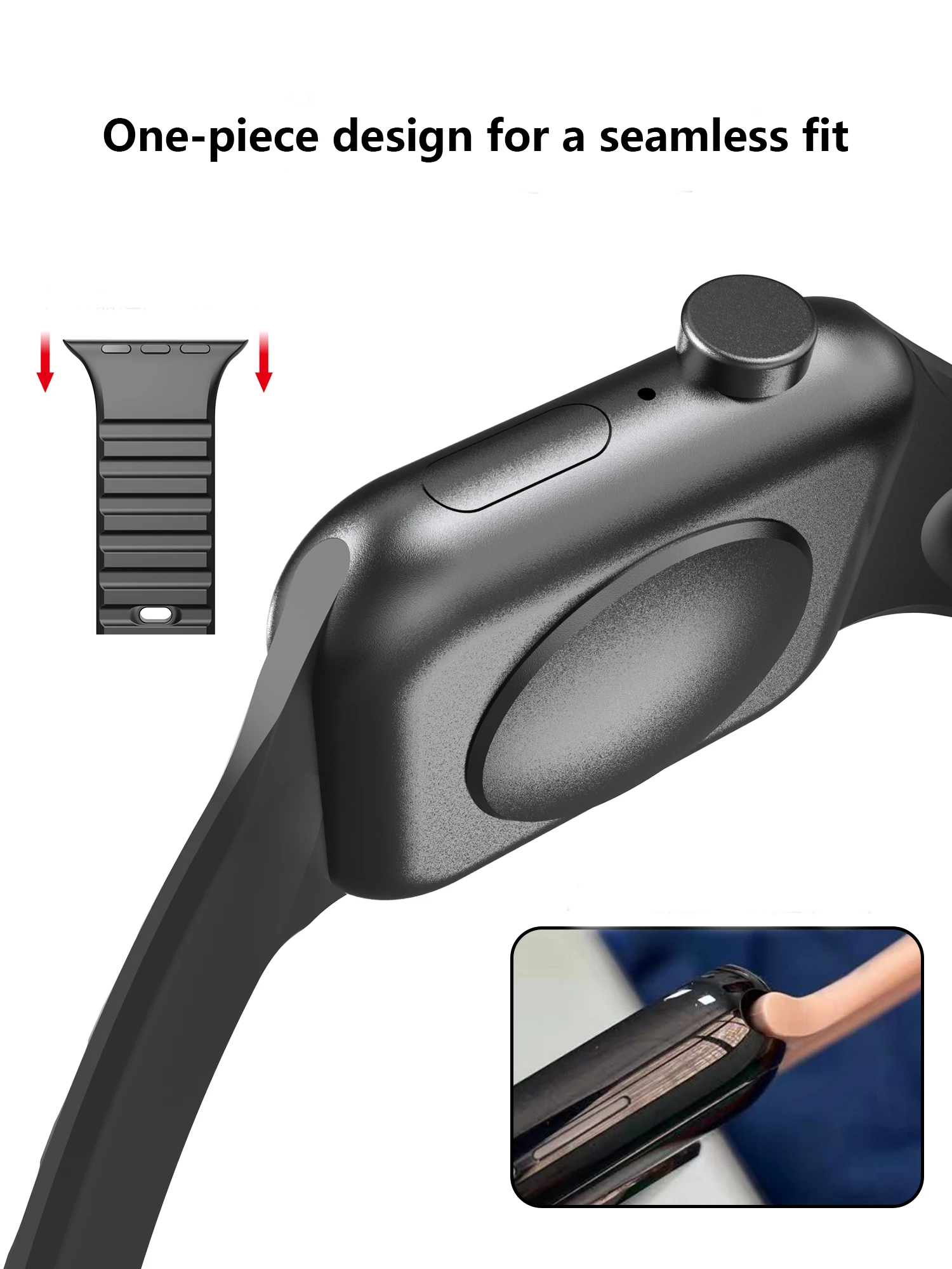 Silicone Strap For Apple Watch band 40mm 44mm 38mm 42mm 49mm 45mm 41mm Sport watchband bracelet iWatch series 3 5 6 se 7 8 Ultra